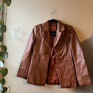 Vintage 100% leather jacket - Miss Simone